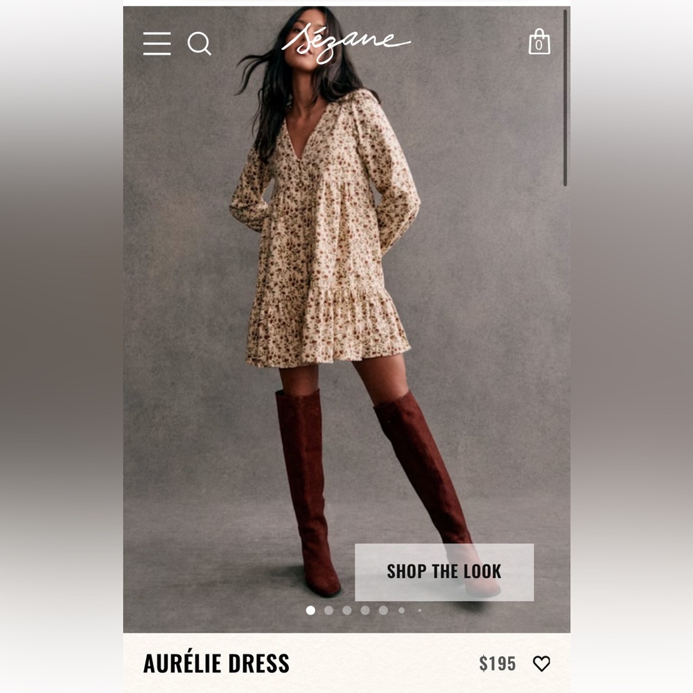 Sézane corduroy dress